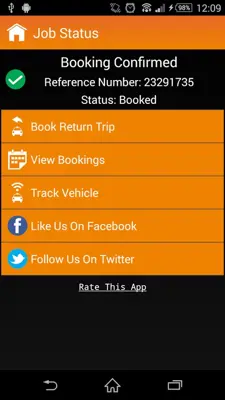 City Cabs Edinburgh Ltd android App screenshot 1