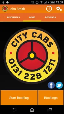 City Cabs Edinburgh Ltd android App screenshot 4